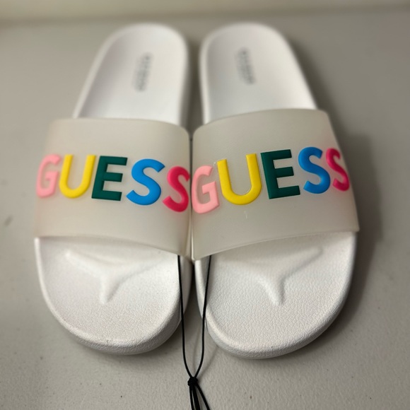 NWT Guess multicoloured sandals size 10 women’s - Picture 2 of 6